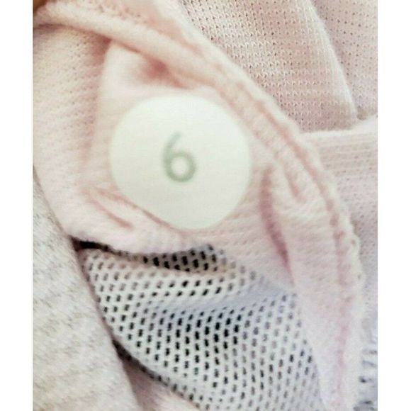 LuluLemon Pink Gray Bra Racerback Tank Top 6 EUC - Picture 5 of 5